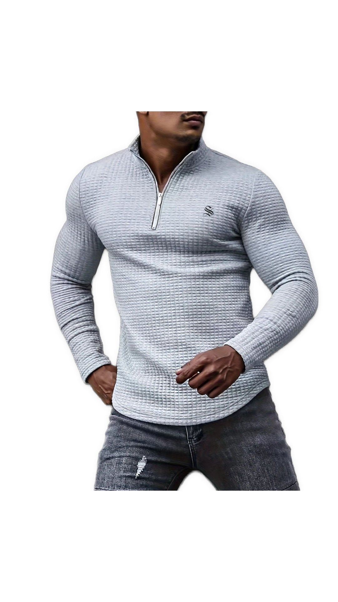 Kartochka - Long Sleeves Top for Men - Sarman Fashion - Wholesale Clothing Fashion Brand for Men from Canada