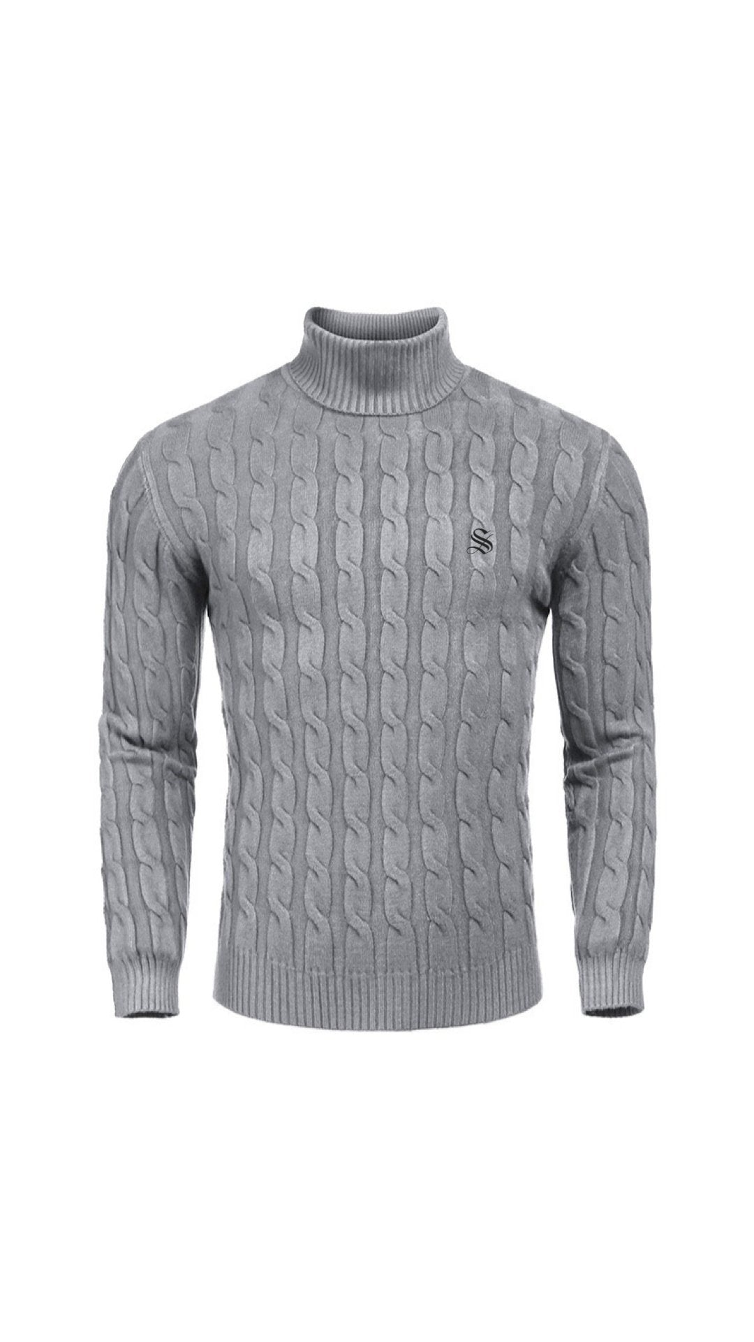 Kermes - High Neck Sweater for Men - Sarman Fashion - Wholesale Clothing Fashion Brand for Men from Canada