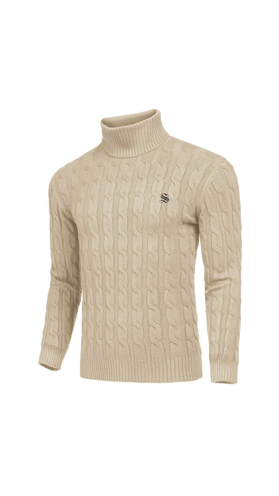 Kermes - High Neck Sweater for Men - Sarman Fashion - Wholesale Clothing Fashion Brand for Men from Canada