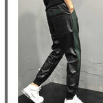 Kugoku - Black Pu-Leather Pant’s for Men - Sarman Fashion - Wholesale Clothing Fashion Brand for Men from Canada