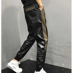 Mongol - Black Pu-Leather Pant’s for Men - Sarman Fashion - Wholesale Clothing Fashion Brand for Men from Canada