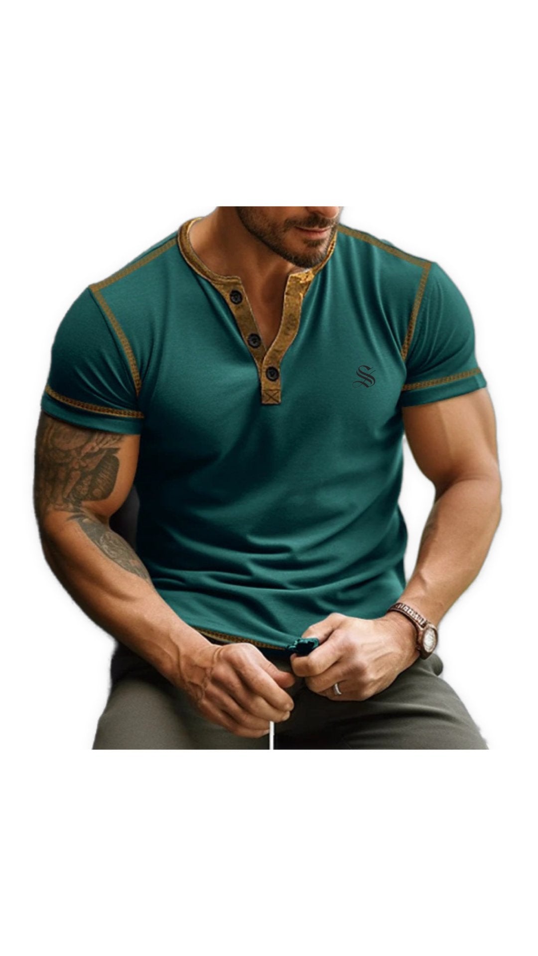 Mulatoko - T-Shirt for Men - Sarman Fashion - Wholesale Clothing Fashion Brand for Men from Canada