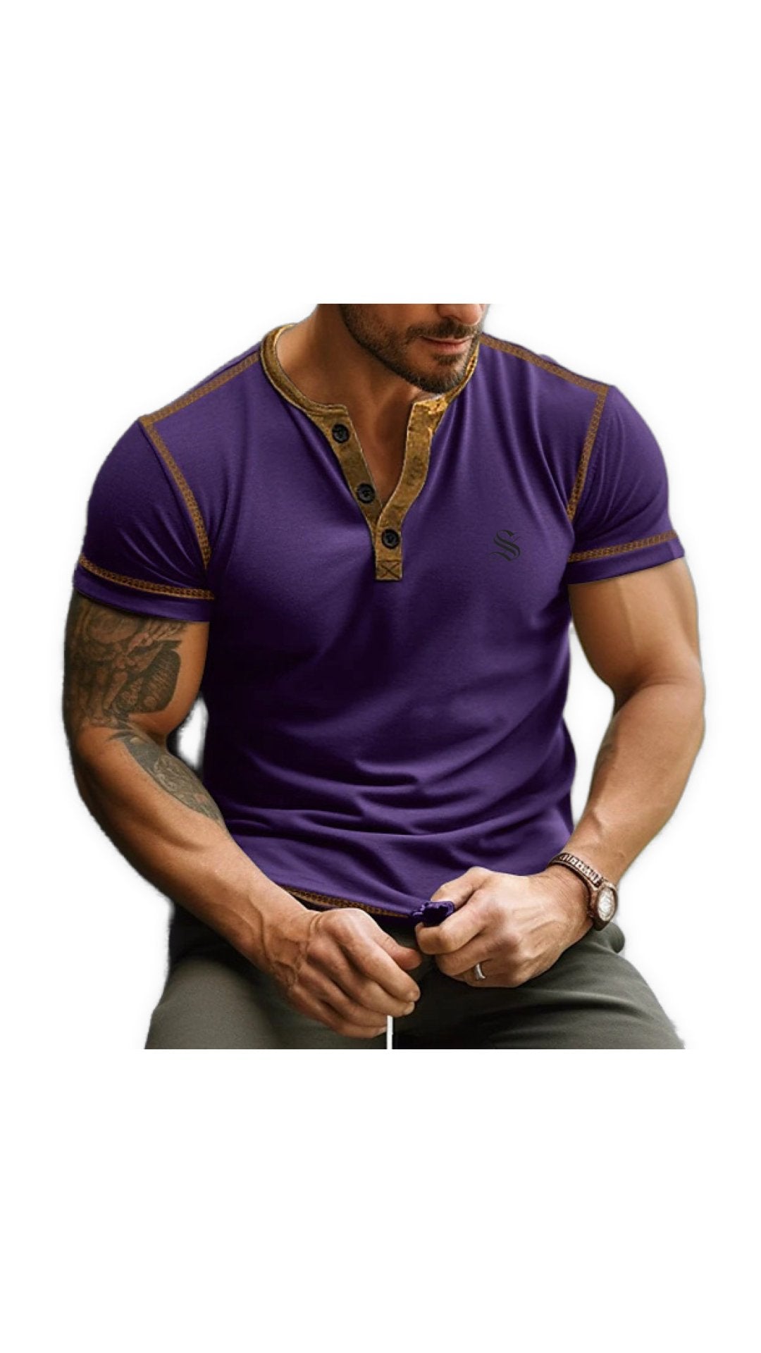 Mulatoko - T-Shirt for Men - Sarman Fashion - Wholesale Clothing Fashion Brand for Men from Canada
