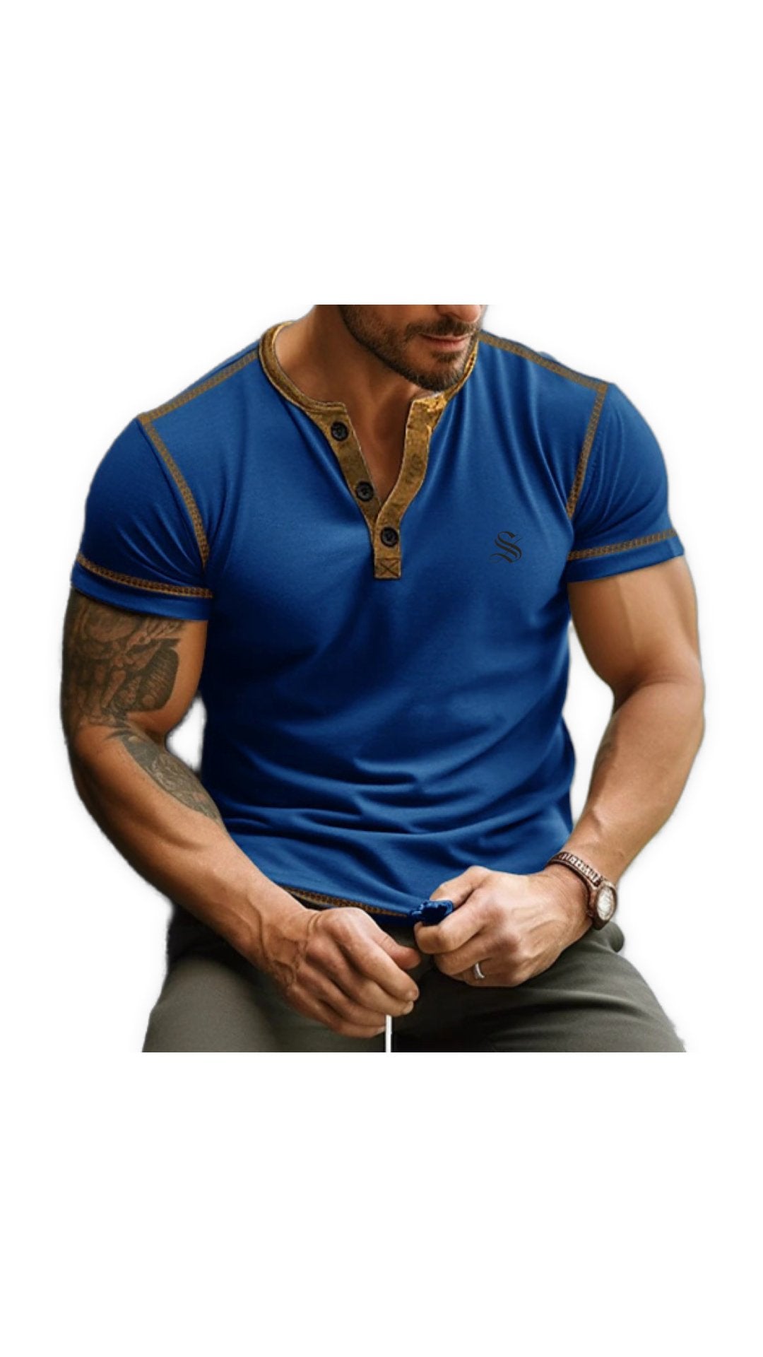 Mulatoko - T-Shirt for Men - Sarman Fashion - Wholesale Clothing Fashion Brand for Men from Canada