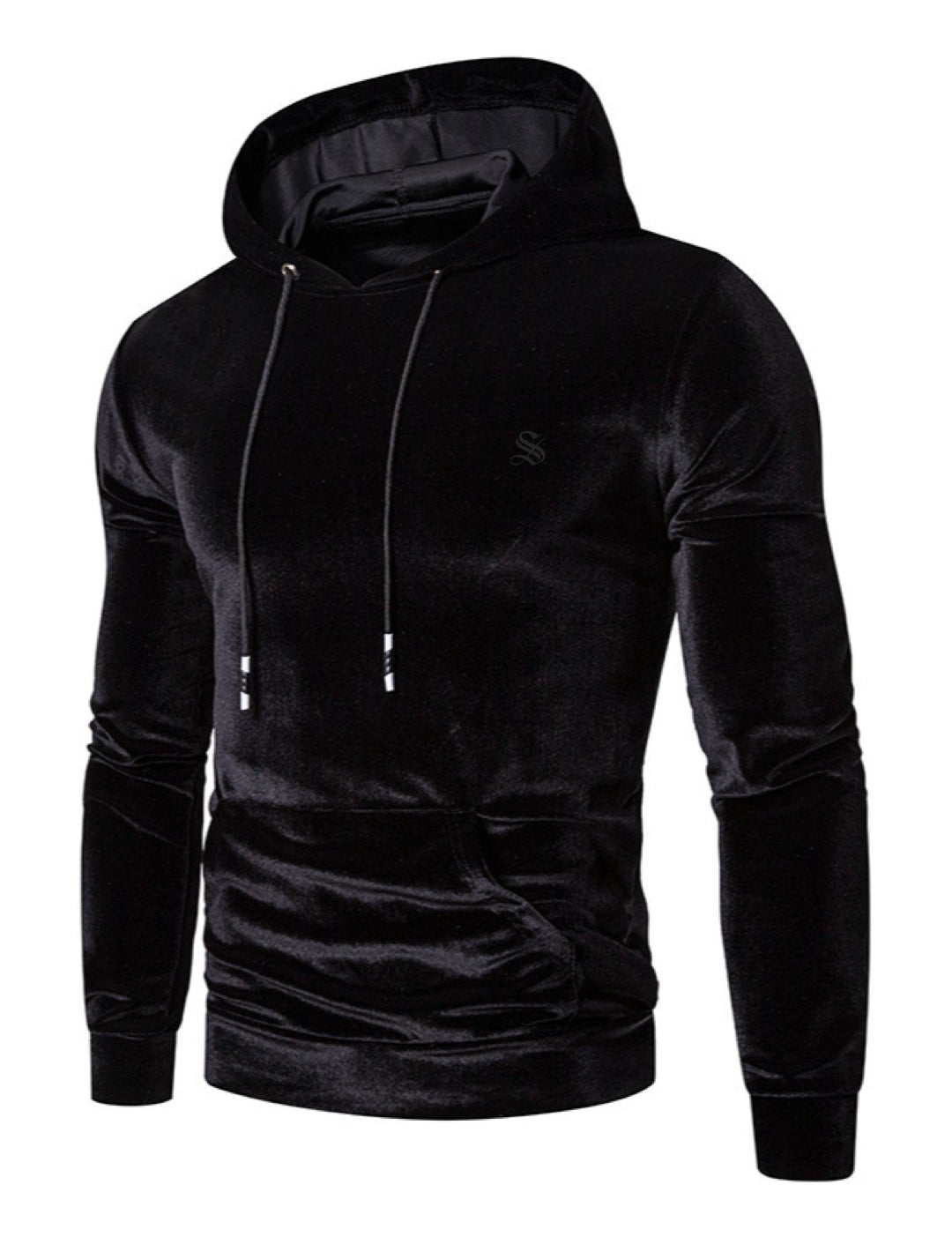 Mutant - Velvet Hoodie for Men - Sarman Fashion - Wholesale Clothing Fashion Brand for Men from Canada