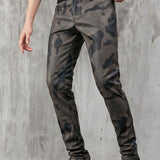 Naoludita - Pu leather Pants for Men - Sarman Fashion - Wholesale Clothing Fashion Brand for Men from Canada