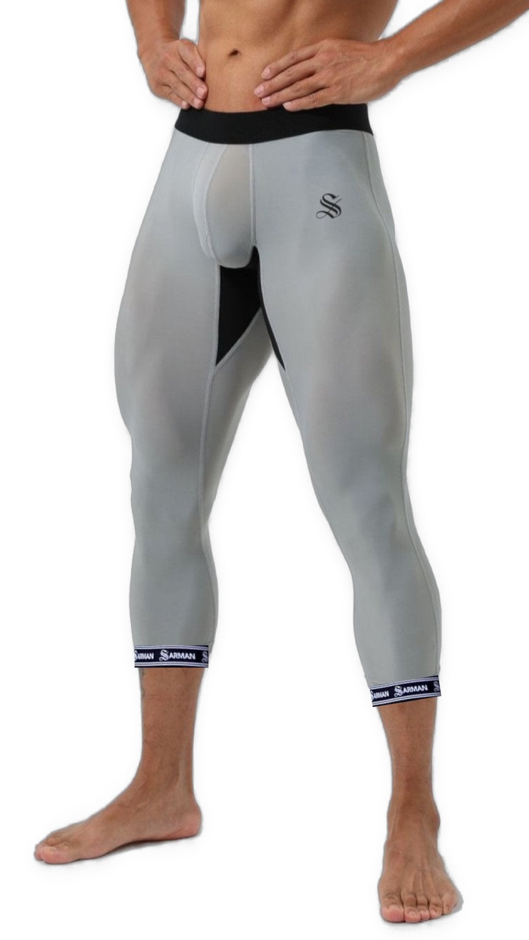 Nuinama 2 - Leggings with Straps for Men - Sarman Fashion - Wholesale Clothing Fashion Brand for Men from Canada