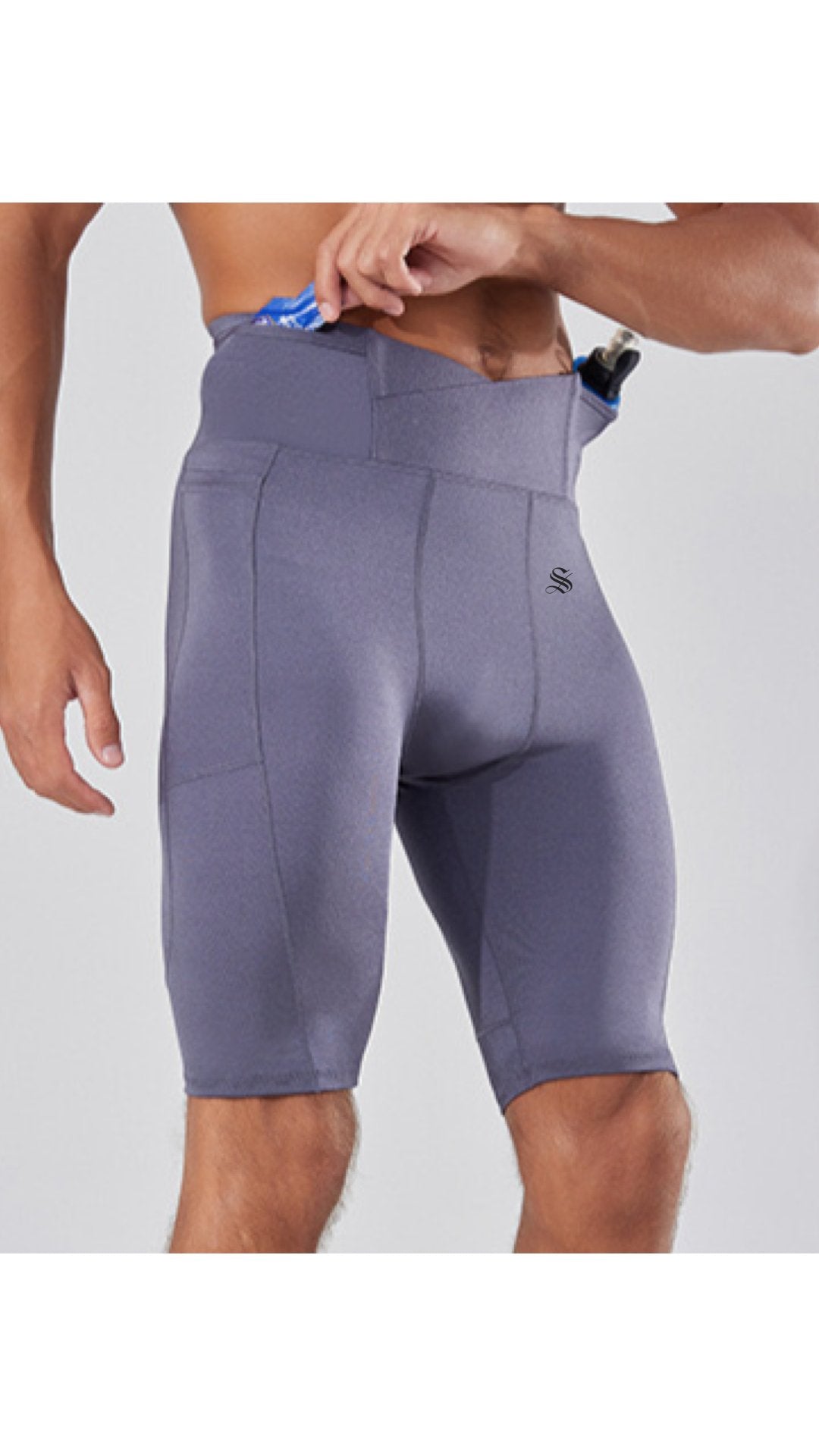 RizzJizz - Leggings Shorts for Men - Sarman Fashion - Wholesale Clothing Fashion Brand for Men from Canada