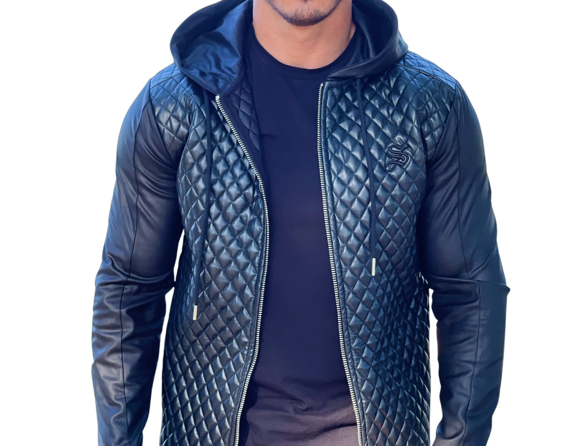 Robin - Black Jacket for Men (PRE-ORDER DISPATCH DATE 1 JULY 2022) - Sarman Fashion - Wholesale Clothing Fashion Brand for Men from Canada