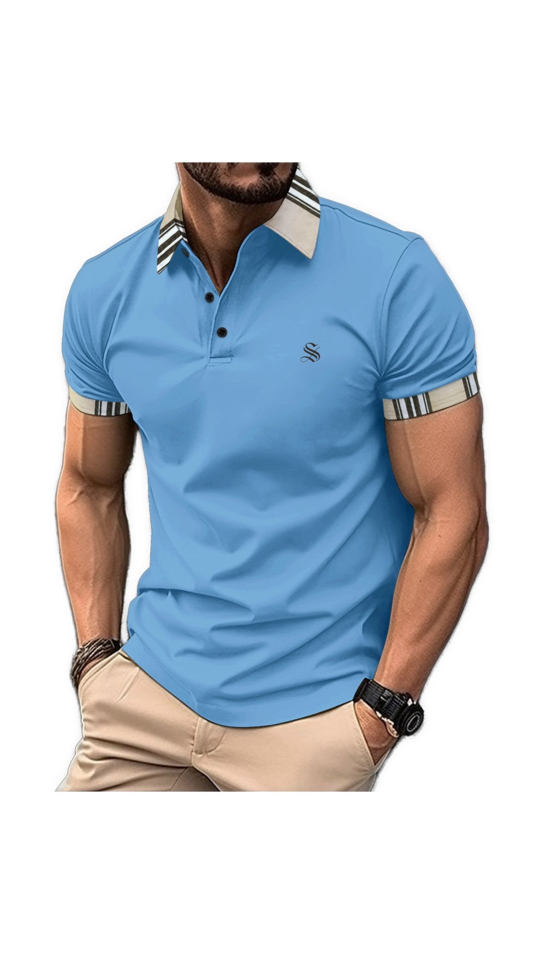 Semina - Polo Shirt for Men - Sarman Fashion - Wholesale Clothing Fashion Brand for Men from Canada