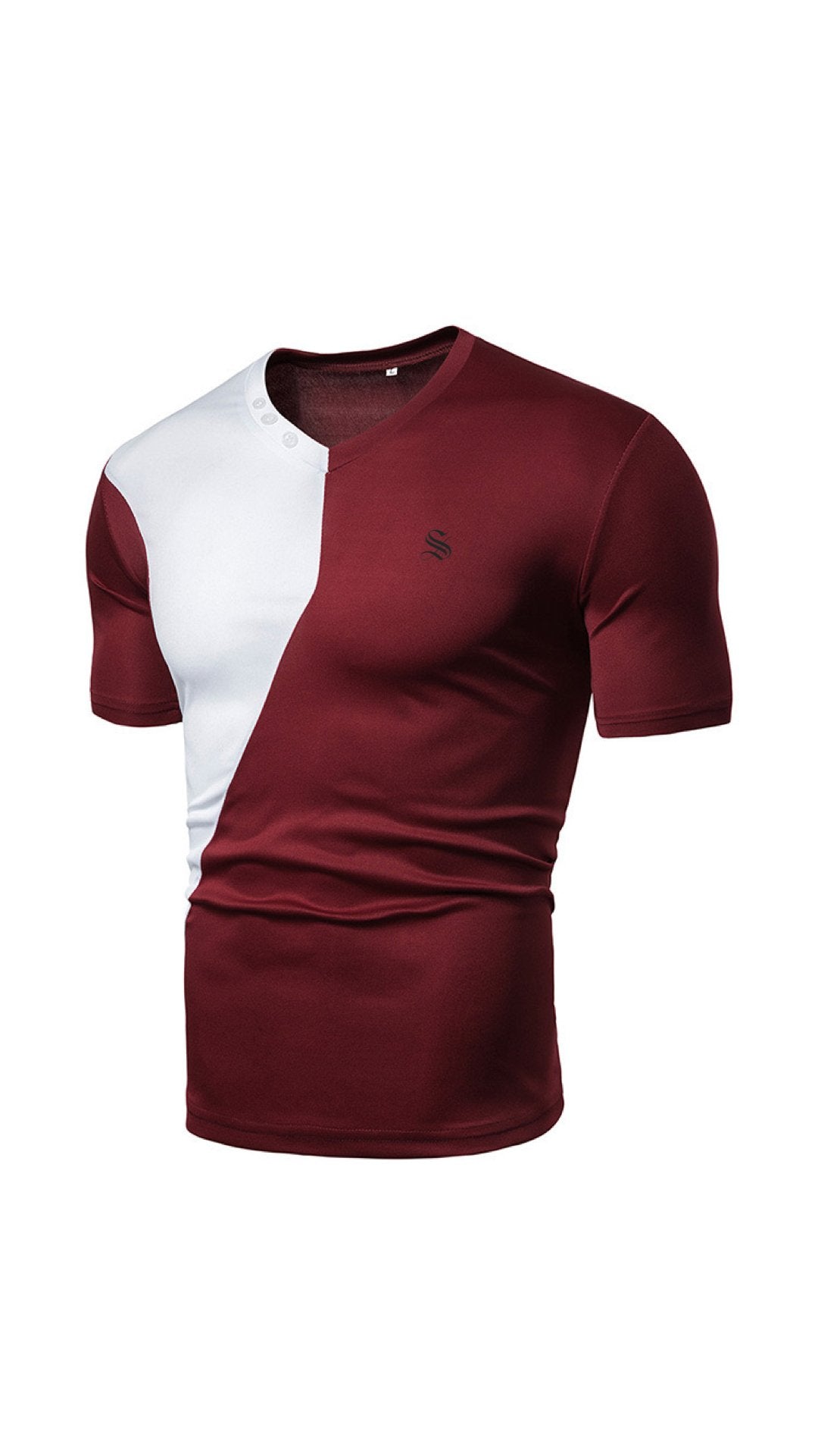 SKS - V-Neck T-Shirt for Men - Sarman Fashion - Wholesale Clothing Fashion Brand for Men from Canada