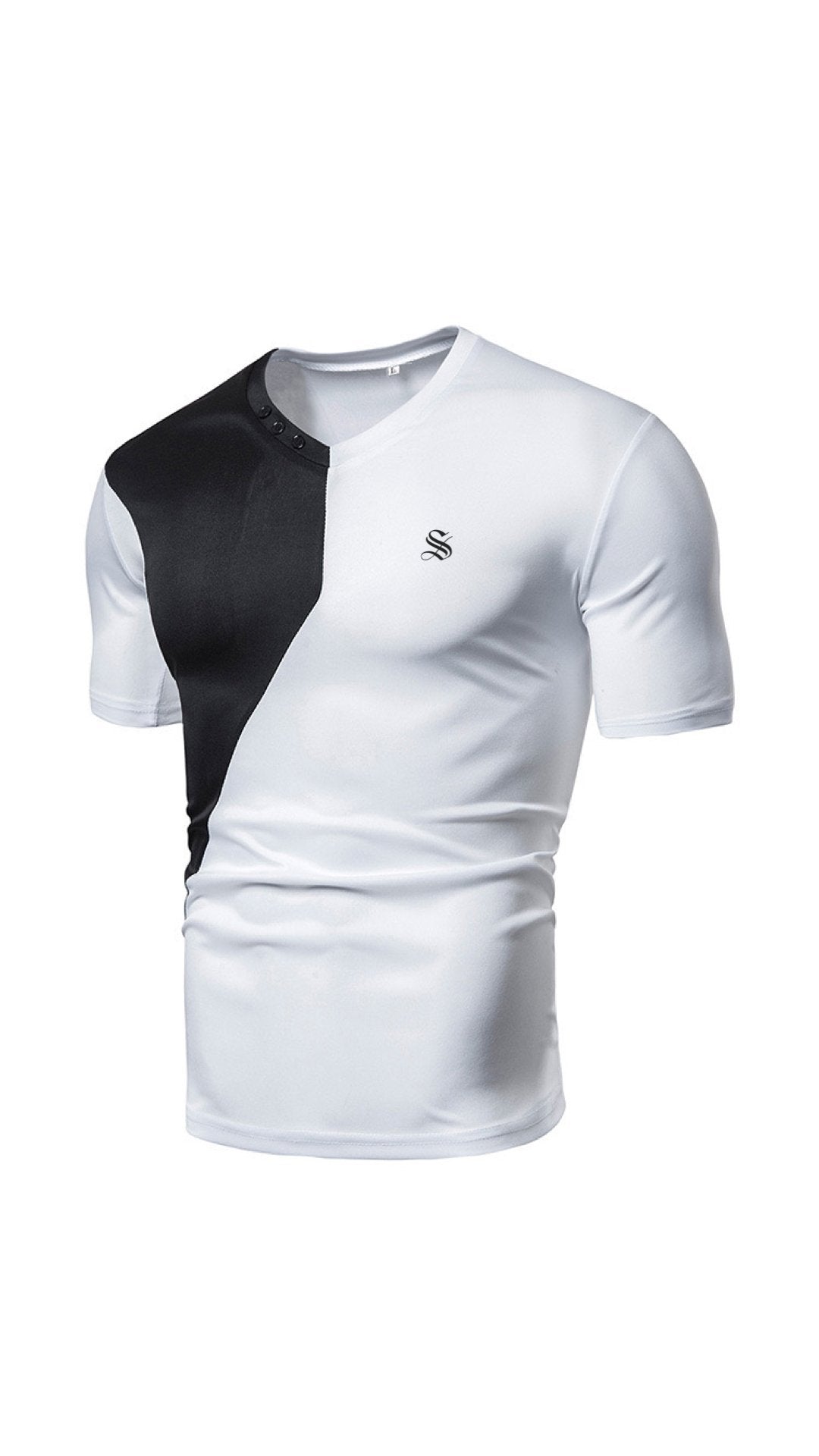 SKS - V-Neck T-Shirt for Men - Sarman Fashion - Wholesale Clothing Fashion Brand for Men from Canada