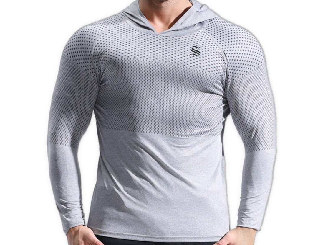 Sorula 2 - Long Sleeve Shirt with Hood for Men - Sarman Fashion - Wholesale Clothing Fashion Brand for Men from Canada
