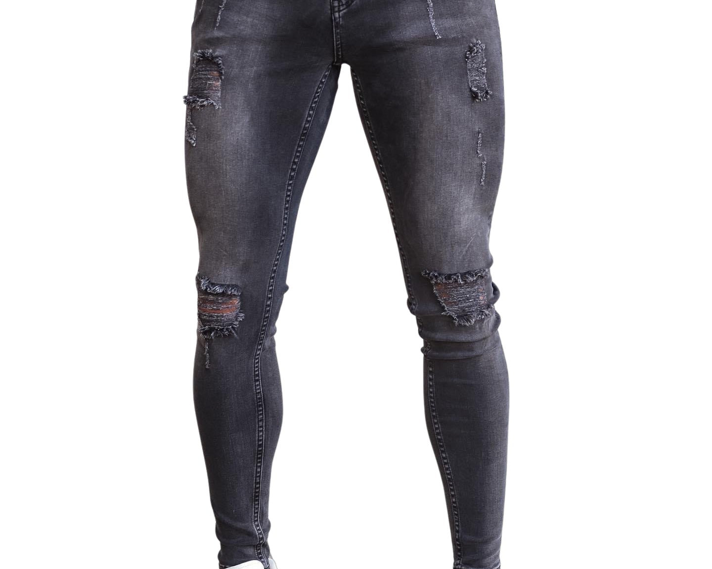 Spotless Mind - Grey Skinny Jeans for Men - Sarman Fashion - Wholesale Clothing Fashion Brand for Men from Canada