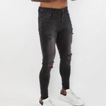 Spotless Mind - Grey Skinny Jeans for Men (PRE-ORDER DISPATCH DATE 1 NOVEMBER) - Sarman Fashion - Wholesale Clothing Fashion Brand for Men from Canada