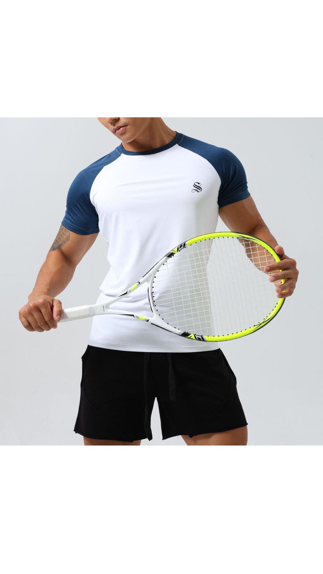 Tennis - T-Shirt for Men - Sarman Fashion - Wholesale Clothing Fashion Brand for Men from Canada