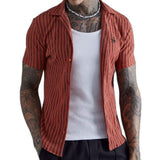 Texas - Short Sleeves Shirt for Men - Sarman Fashion - Wholesale Clothing Fashion Brand for Men from Canada