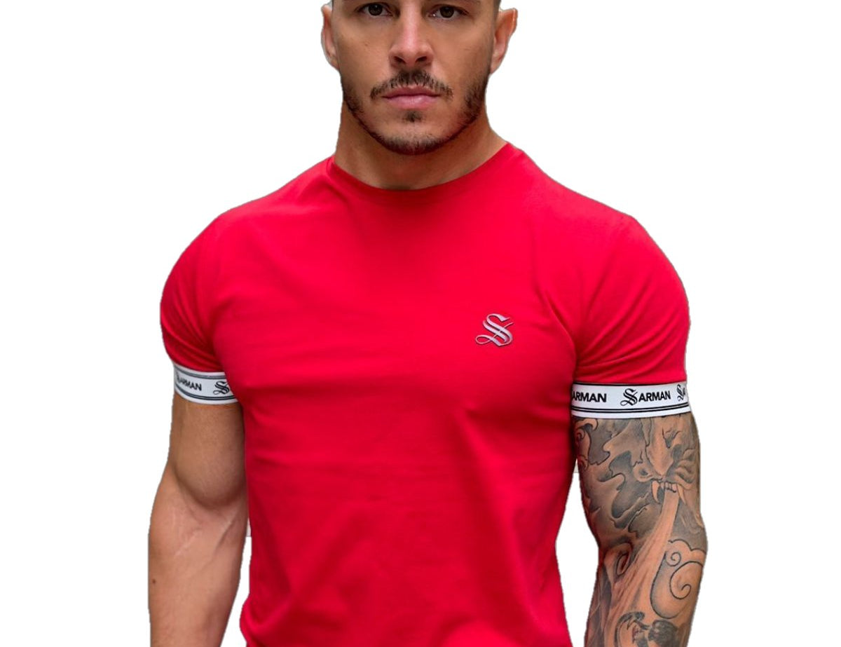 The Can Man - Red T-Shirt for Men (PRE-ORDER DISPATCH DATE 25 DECEMBER 2021) - Sarman Fashion - Wholesale Clothing Fashion Brand for Men from Canada