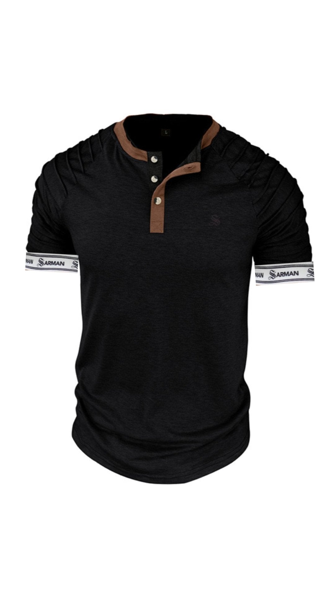 Upgrade Waves 2 - T-Shirt with Straps for Men - Sarman Fashion - Wholesale Clothing Fashion Brand for Men from Canada