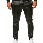 Vkuna 2 - Pu Leather Joggers for Men - Sarman Fashion - Wholesale Clothing Fashion Brand for Men from Canada