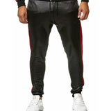 Vkuna 2 - Pu Leather Joggers for Men - Sarman Fashion - Wholesale Clothing Fashion Brand for Men from Canada
