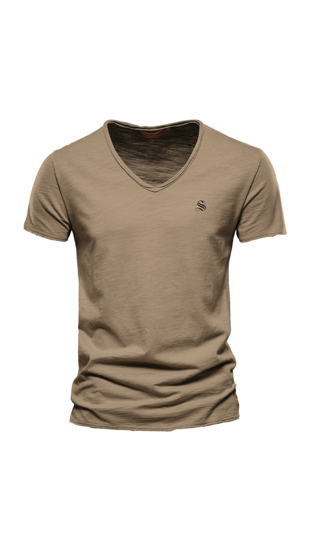 Vrunya - V-Neck T-Shirt for Men - Sarman Fashion - Wholesale Clothing Fashion Brand for Men from Canada