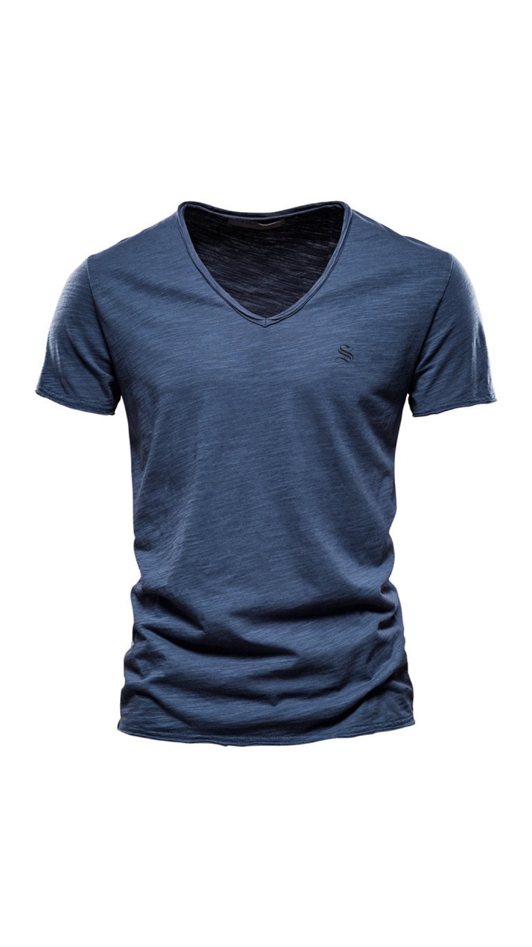 Vrunya - V-Neck T-Shirt for Men - Sarman Fashion - Wholesale Clothing Fashion Brand for Men from Canada