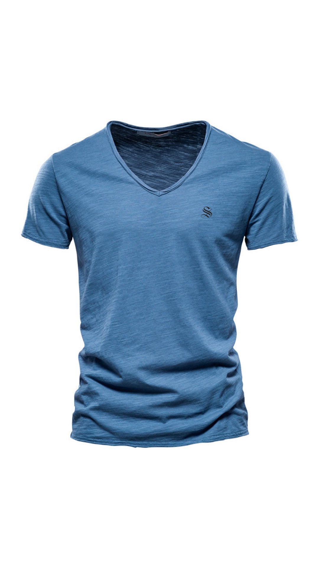 Vrunya - V-Neck T-Shirt for Men - Sarman Fashion - Wholesale Clothing Fashion Brand for Men from Canada