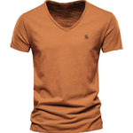Vrunya - V-Neck T-Shirt for Men - Sarman Fashion - Wholesale Clothing Fashion Brand for Men from Canada