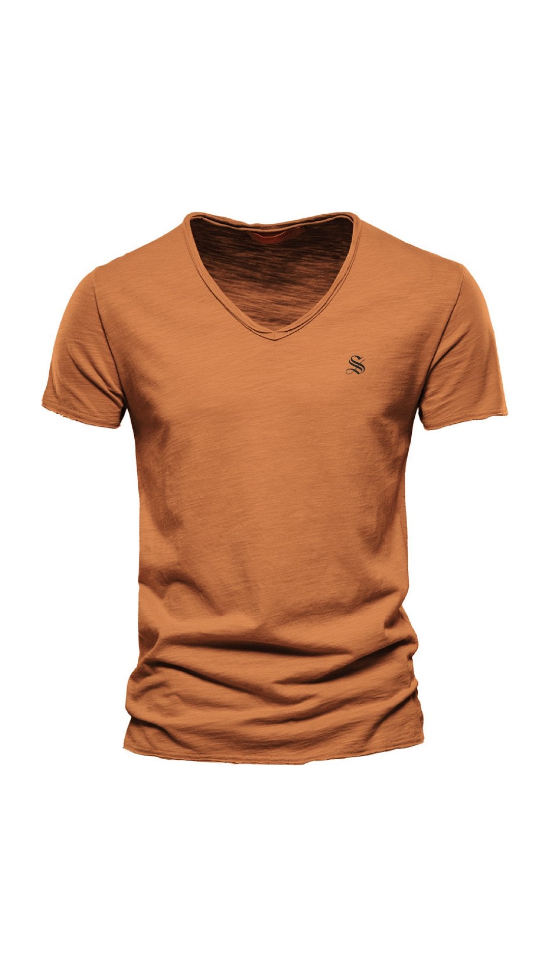 Vrunya - V-Neck T-Shirt for Men - Sarman Fashion - Wholesale Clothing Fashion Brand for Men from Canada