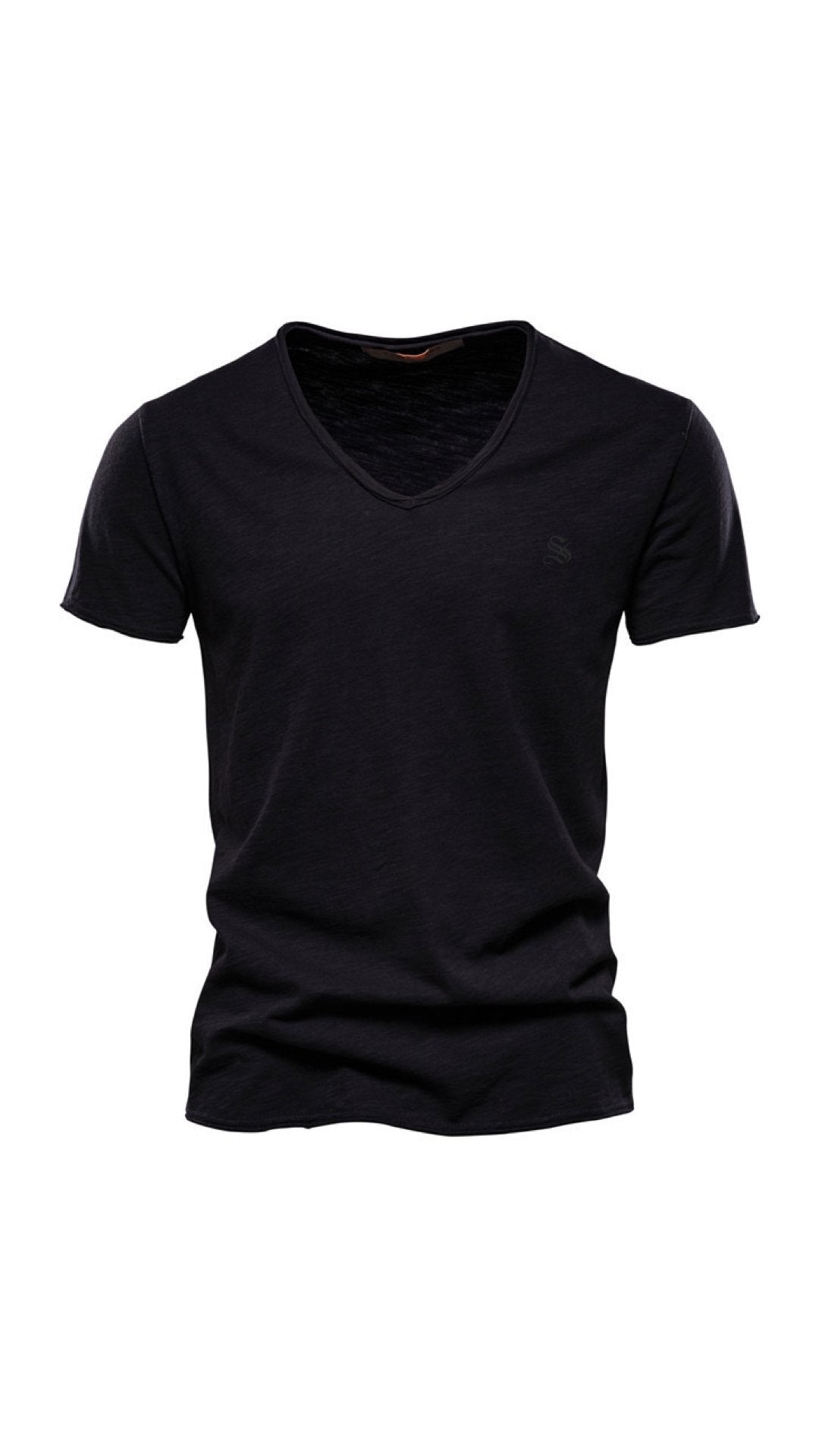 Vrunya - V-Neck T-Shirt for Men - Sarman Fashion - Wholesale Clothing Fashion Brand for Men from Canada