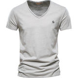 Vrunya - V-Neck T-Shirt for Men - Sarman Fashion - Wholesale Clothing Fashion Brand for Men from Canada