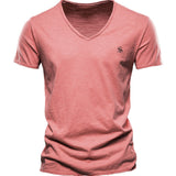 Vrunya - V-Neck T-Shirt for Men - Sarman Fashion - Wholesale Clothing Fashion Brand for Men from Canada