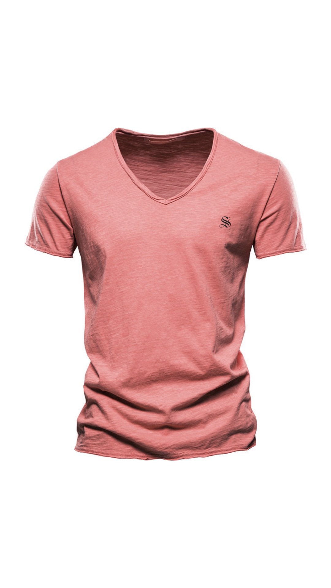 Vrunya - V-Neck T-Shirt for Men - Sarman Fashion - Wholesale Clothing Fashion Brand for Men from Canada