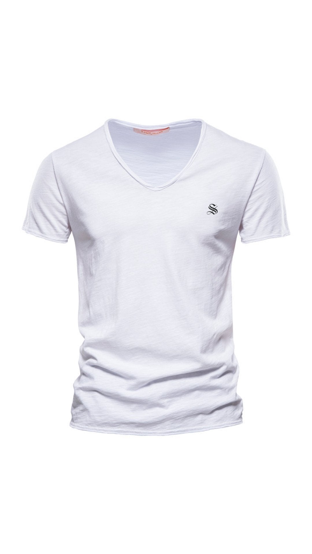 Vrunya - V-Neck T-Shirt for Men - Sarman Fashion - Wholesale Clothing Fashion Brand for Men from Canada