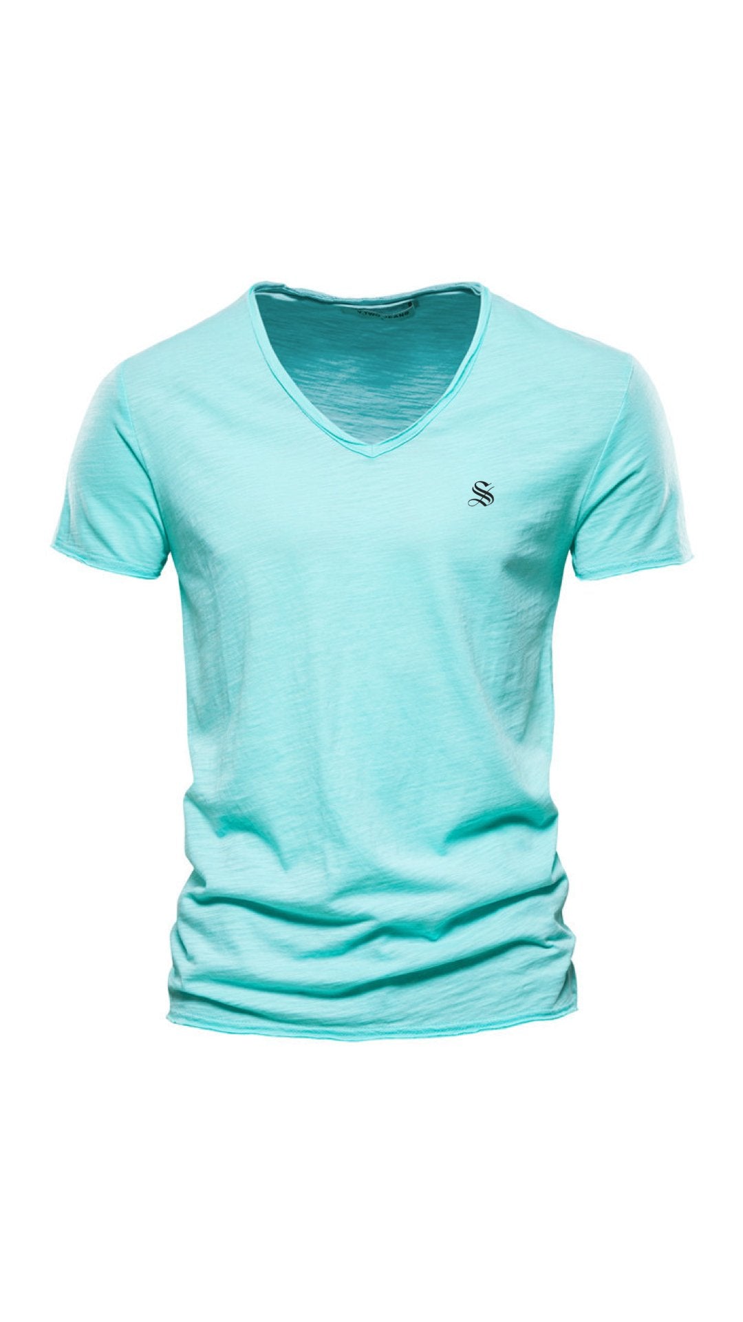 Vrunya - V-Neck T-Shirt for Men - Sarman Fashion - Wholesale Clothing Fashion Brand for Men from Canada