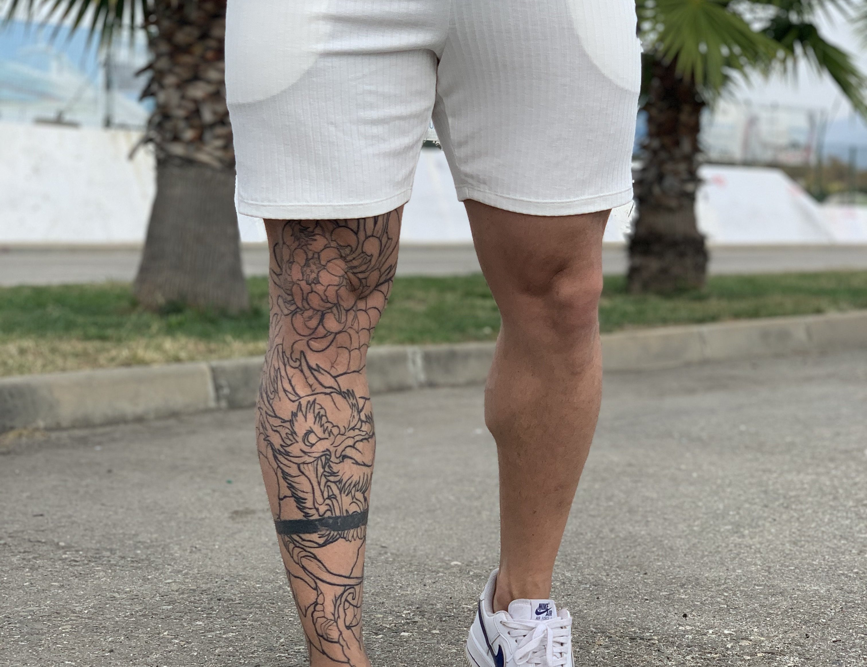 White Warrior - White Shorts for Men (PRE-ORDER DISPATCH DATE 1 JUIN 2021) - Sarman Fashion - Wholesale Clothing Fashion Brand for Men from Canada