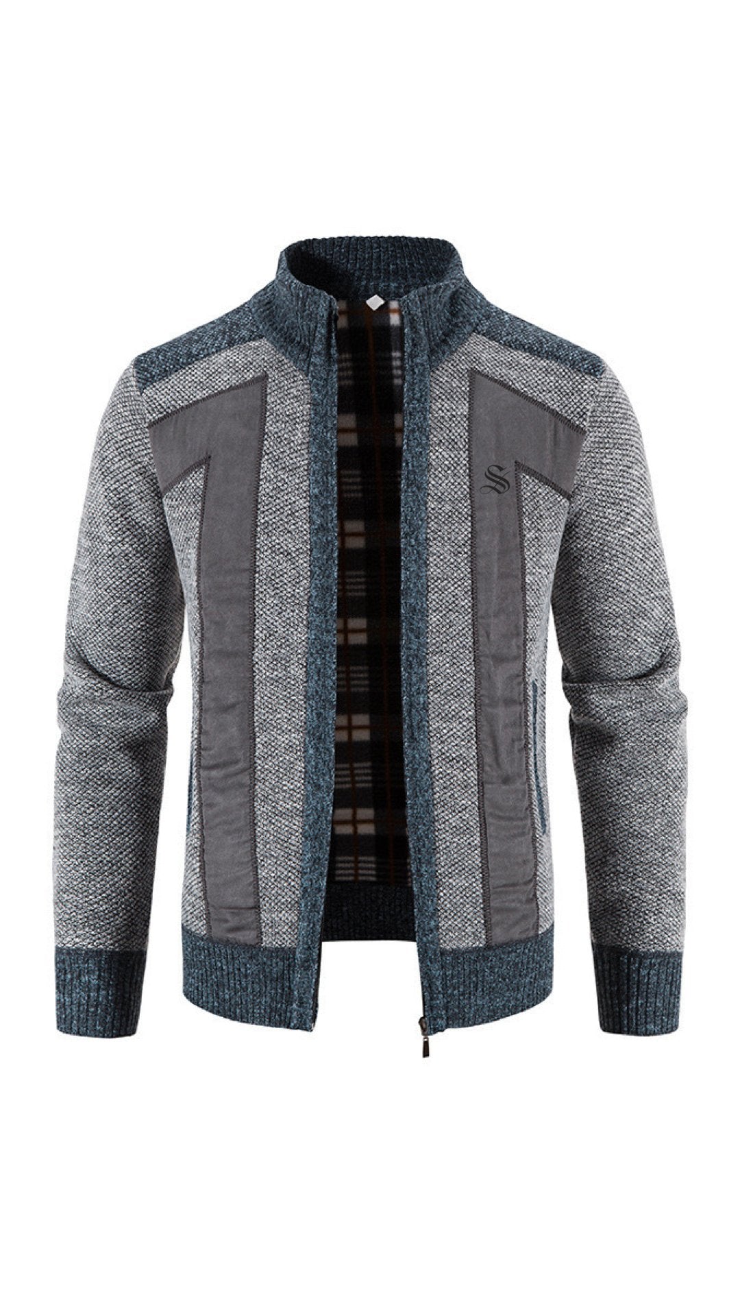 Xuna - Long Sleeve Jacket for Men - Sarman Fashion - Wholesale Clothing Fashion Brand for Men from Canada