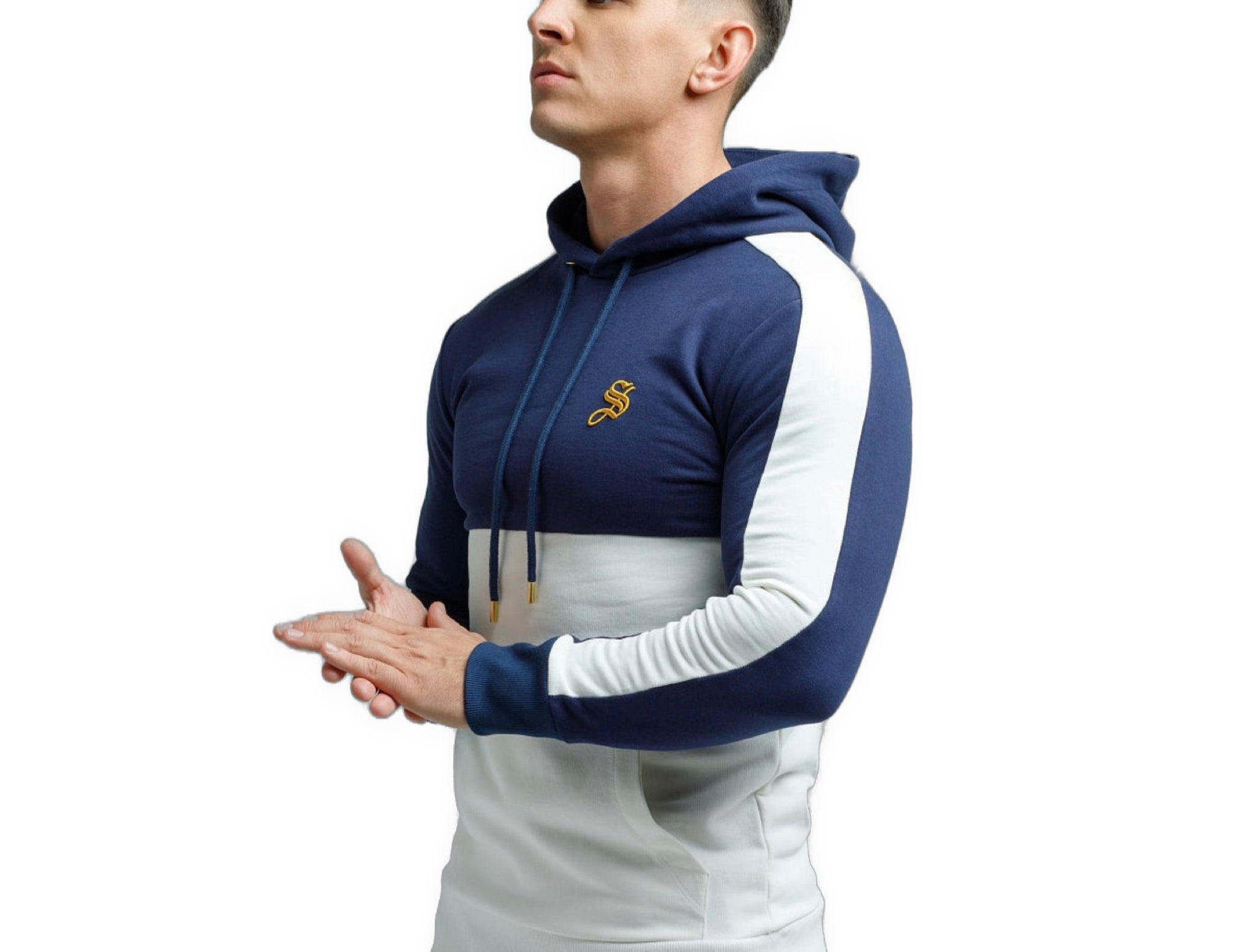 Zo - Blue Hoodie for Men (PRE-ORDER DISPATCH DATE 25 September 2024) - Sarman Fashion - Wholesale Clothing Fashion Brand for Men from Canada