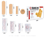 100 - Piece Sterile Assorted Adhesive Bandages – Multi - Size First Aid Protection Pack - Sarman Fashion - Wholesale Clothing Fashion Brand for Men from Canada