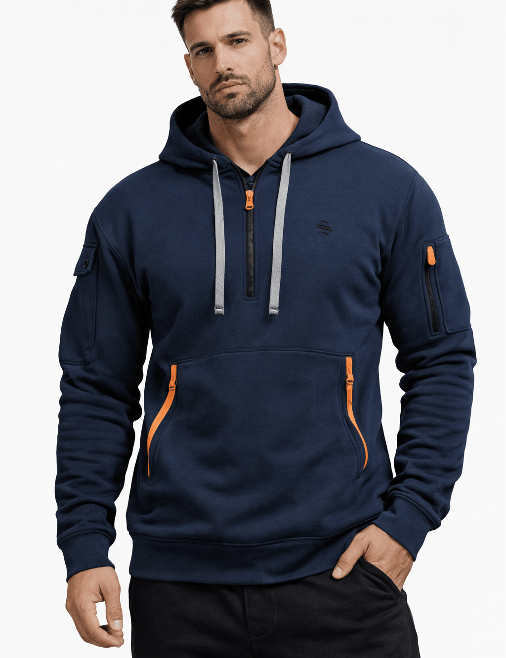 20WO - Hoodie for Men - Sarman Fashion - Wholesale Clothing Fashion Brand for Men from Canada