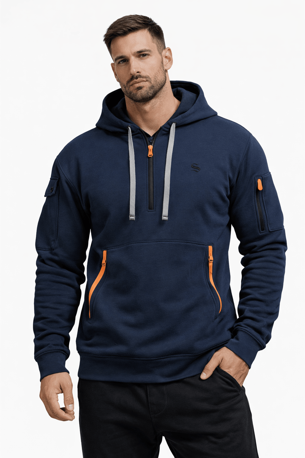 20WO - Hoodie for Men - Sarman Fashion - Wholesale Clothing Fashion Brand for Men from Canada