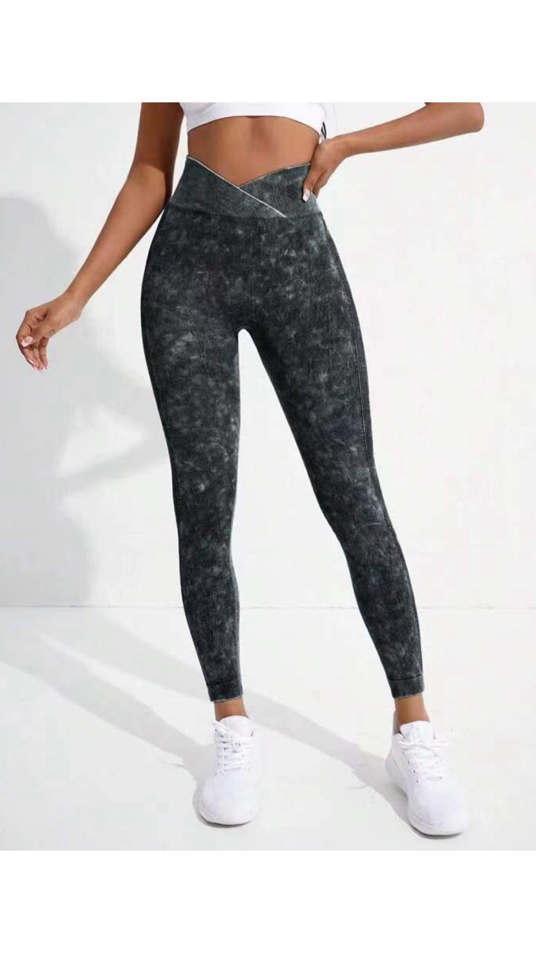 2396B- Leggings for Women - Sarman Fashion - Wholesale Clothing Fashion Brand for Men from Canada