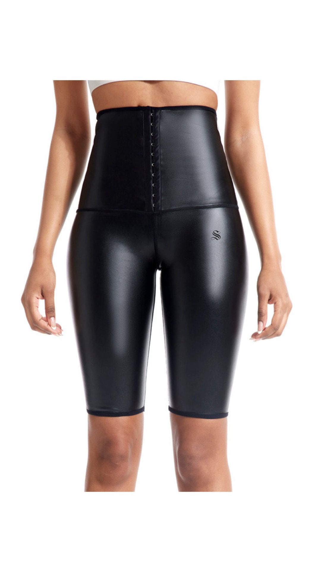 2399B - Leggings Shorts for Women - Sarman Fashion - Wholesale Clothing Fashion Brand for Men from Canada