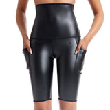 2410B - Leggings Shorts for Women - Sarman Fashion - Wholesale Clothing Fashion Brand for Men from Canada