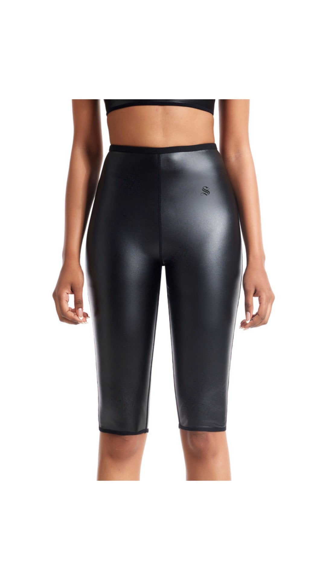 2413B - Leggings Shorts for Women - Sarman Fashion - Wholesale Clothing Fashion Brand for Men from Canada