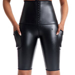 2425B - Leggings Shorts for Women - Sarman Fashion - Wholesale Clothing Fashion Brand for Men from Canada