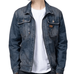 3LKO - Long Sleeve Jeans Jacket for Men - Sarman Fashion - Wholesale Clothing Fashion Brand for Men from Canada