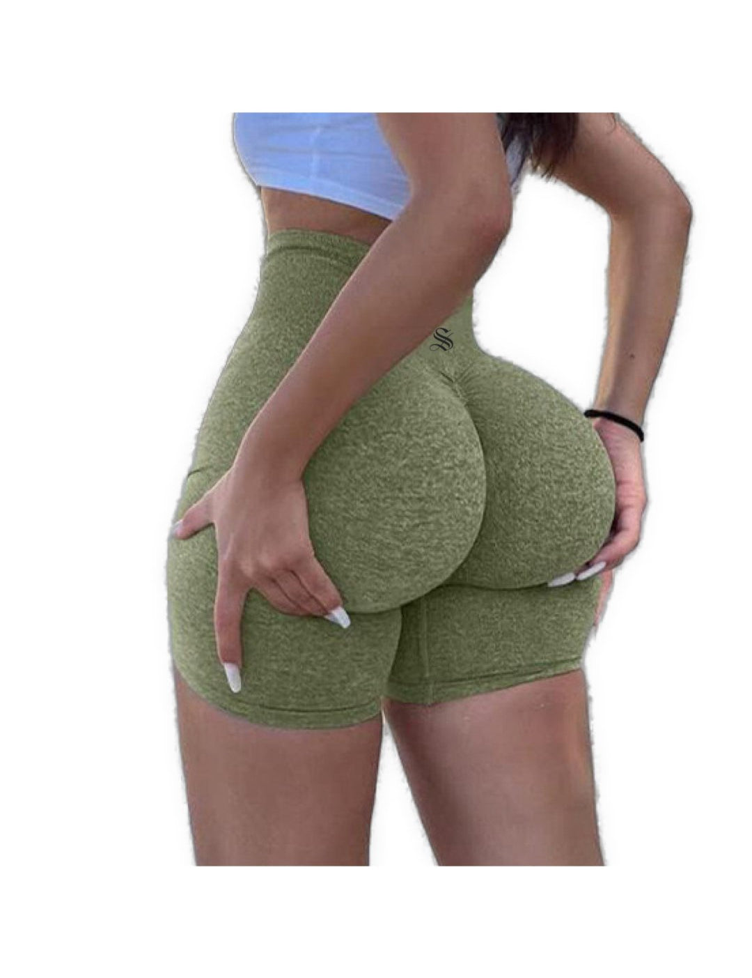 4456A - Leggings Shorts for Women - Sarman Fashion - Wholesale Clothing Fashion Brand for Men from Canada