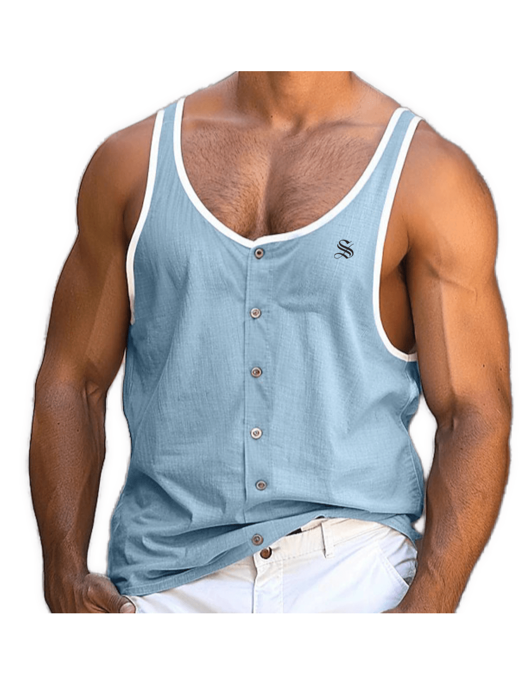 4KGato - Tank Top for Men - Sarman Fashion - Wholesale Clothing Fashion Brand for Men from Canada